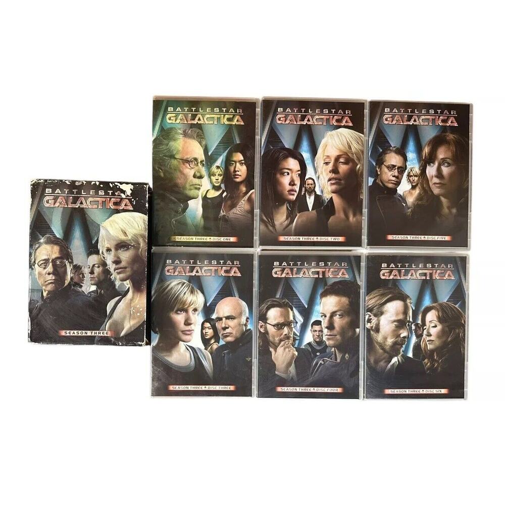 Battlestar Galactica Complete Season Three DVD 6 Disc Set Special Features 2006